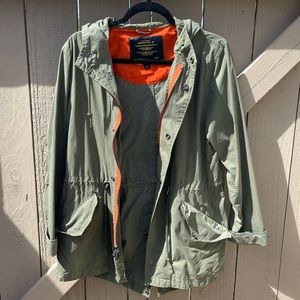 Urban Outfitters Alpha Industries Green Military Style Utility Jacket Coat
